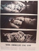 Monroe, Bacall and Grable Life magazine ad