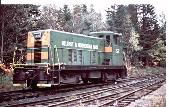 Belfast & Moosehead Lake Railroad's number 52