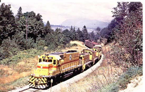 British Columbia Hydro Railways number 381.