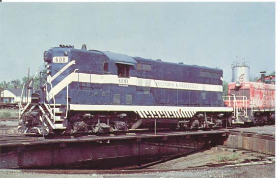 Columbus & Greenville Railways' number 608