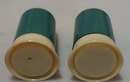 Heavy Plastic Blue Ivory S & P Shakers