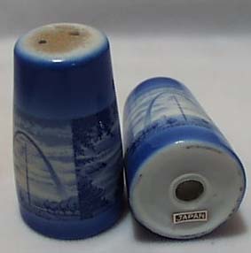 Blue Souvenir St Louis Mo S&P Porcelain