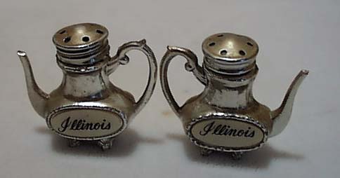 Metal Coffee Pots Illinois Souvineer S&P