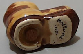 Shoe Salt Shaker 2 Tone Brown