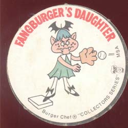 Baseball Burger Chef Card Rodriquez