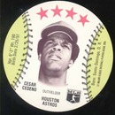 Baseball Ice cream Cup Cap Card Cedeno