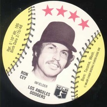 Baseball Ice cream Cup Cap Card Cey
