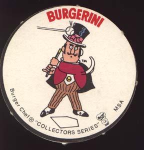 Burger Chef Baseball Card Campanaris
