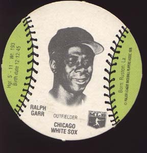 Burger Chef Baseball Card Garr