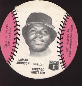 Burger Chef Baseball Card Johnson