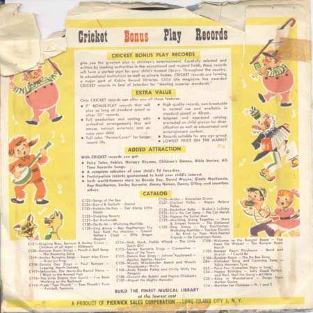 Cricket records When you wish upon a star