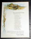 Thanksgiving Poem by Matthias Claudius