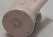 Germany Pink Porcelain Watering Can Figurine