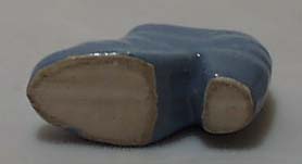 Shoe-small ceramic light blue shoe
