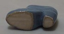 Shoe-small ceramic light blue shoe