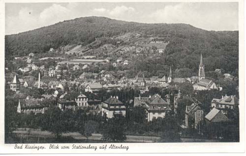 Bad Kissinger, Blick Von Stationsberg auf Alt
