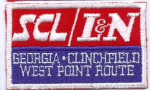 S C L , L & N, Georgia Clinchfield railroad patch