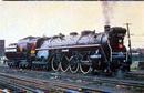 RR Train Canadian National #6153 in Montreal postcard Steam Locomotive