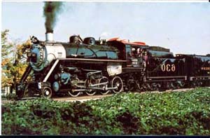 Southern #630 RR Train Postcard