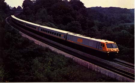 Train PC Via Rail Canada's LRC