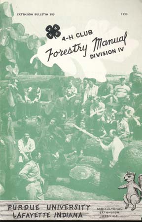 Four 4-H books 1953 & 1954 Purdue
