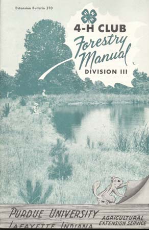 Four 4-H books 1953 & 1954 Purdue