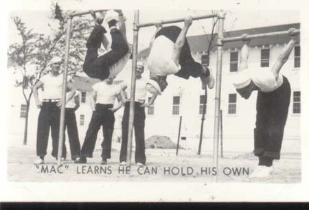 WWII Navy Mini Photo Mac Learns To Hold Own