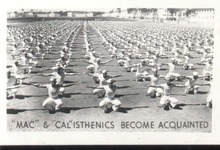 WWII Navy Photo Mac Progress in Calisthenics