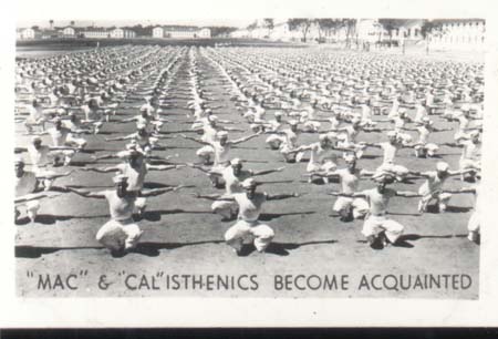 WWII Navy Photo Mac Progress in Calisthenics