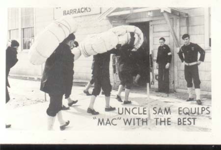 WWII Navy Photo Mac Uncle Sam Equips Best
