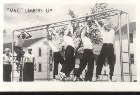 WWII Navy Mini Photo Mac Limbers Up