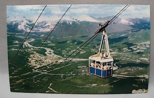 1969 Jasper Sky Tram Card Canada