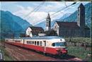 RR Train Trans European Express in Switzerland Postcard
