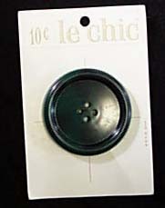 Button - This is one button,dk green