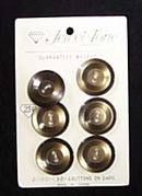 Buttons - brown 3/4
