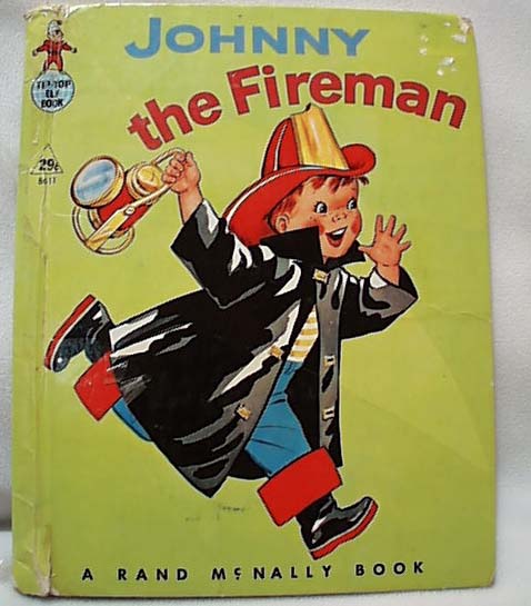 Johnny the Fireman Rand McNally Book