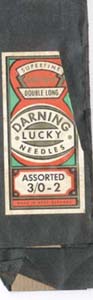 Darning lucky needles assorted.