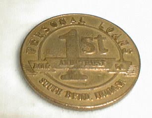 First Source Bank, South Bend, IN adv coin