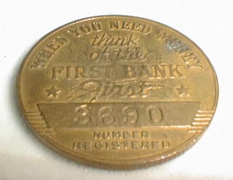 First Source Bank, South Bend, IN adv coin