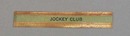 Victorian Label Reads Jockey Club