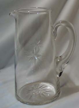 Fostoria Star Cut star Pitcher One