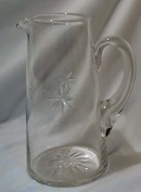Fostoria Star Cut star Pitcher One