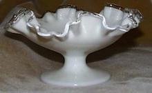 Fenton Silver Crest Compote