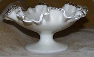 Fenton Silver Crest Compote