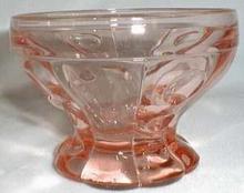 Heisey Old Sandwich Low Sherbet in Pink
