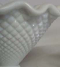 Westmoreland English Hobnail Milk Glass Vase