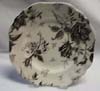 J & G Meakin Black rose salad plate