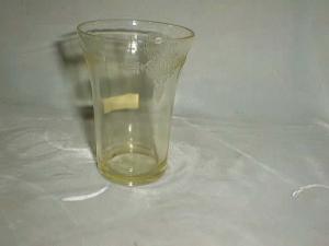 Hazel Atlas Roxana Juice Tumbler, Yellow