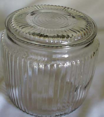Depression Cookie Jar in Crystal