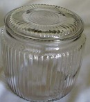 Depression Cookie Jar in Crystal